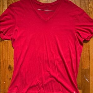 Armani Exchange Red Short Sleeve Tee